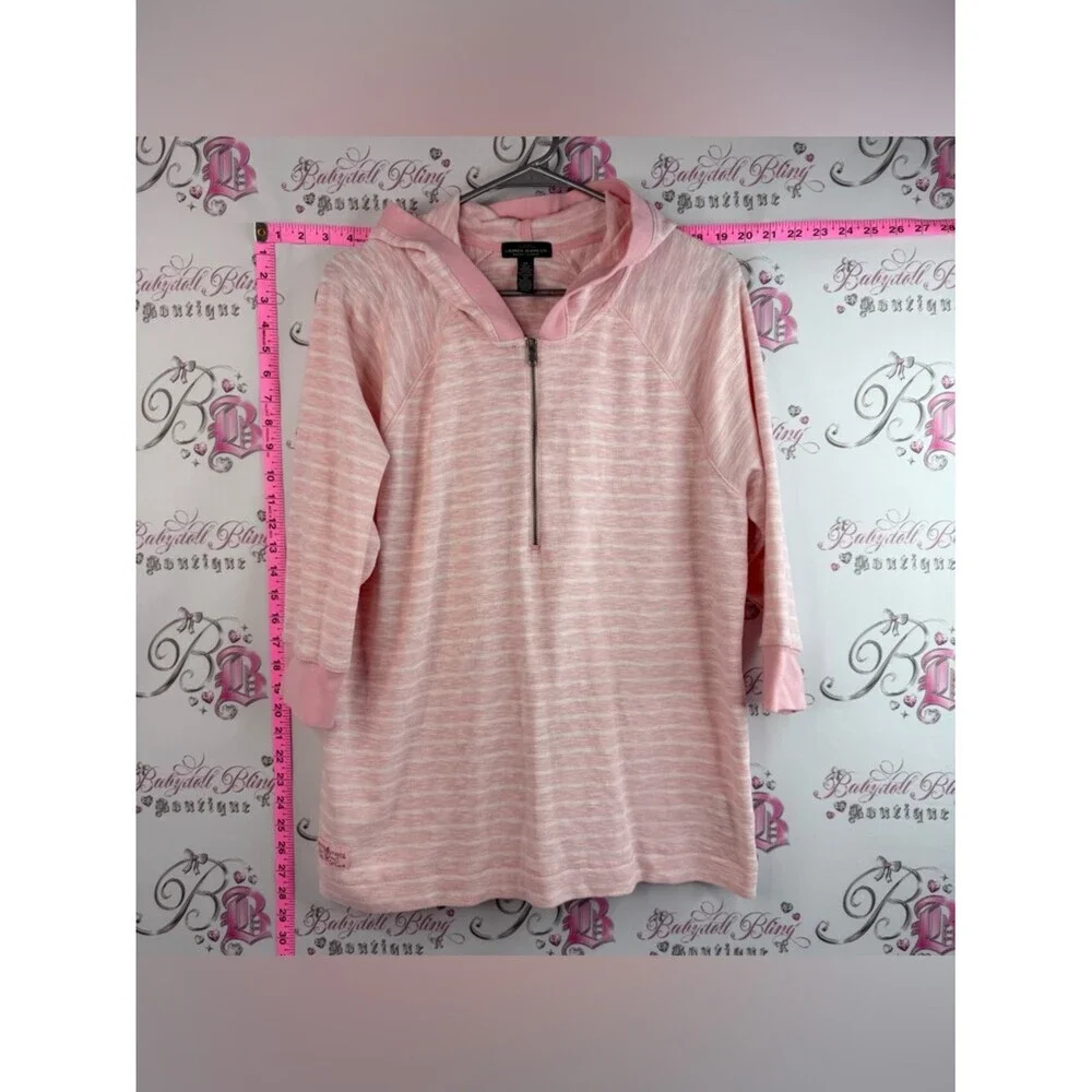 Lauren Ralph Lauren sweater hoodie Light Pink Half-Zip Hooded Pullover